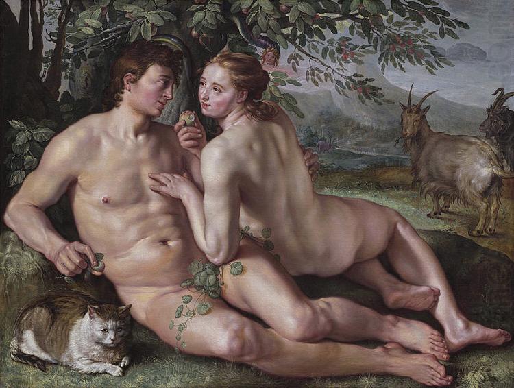 Hendrick Goltzius The Fall of Man china oil painting image